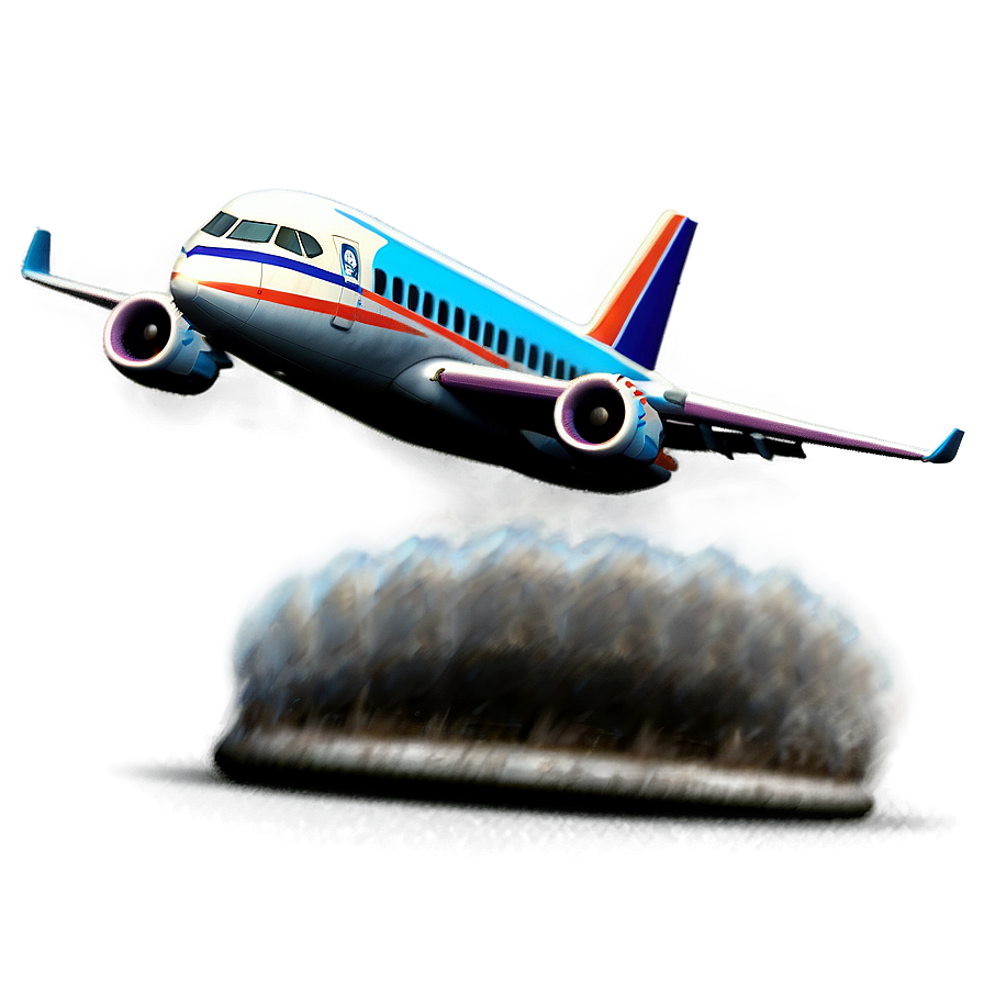 Cartoon Airplane Taking Off Png Kaa