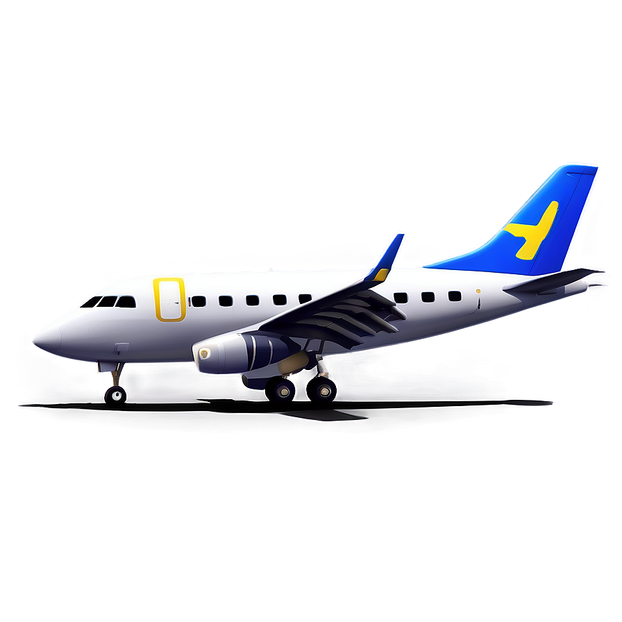 Cartoon Airplane With Passengers Png 6