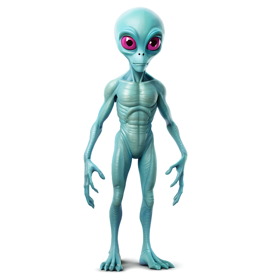 Cartoon Alien For Kids Png 1