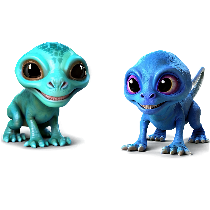 Cartoon Alien Pets Png Rim16