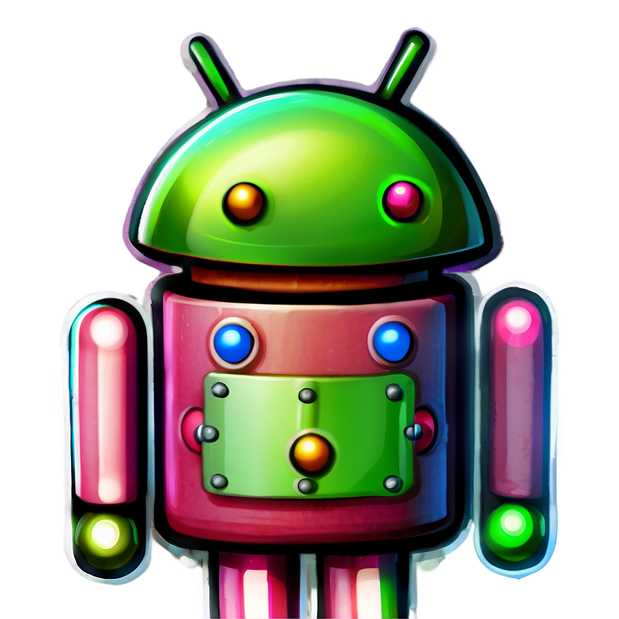 Cartoon Android Character Png Vyn35