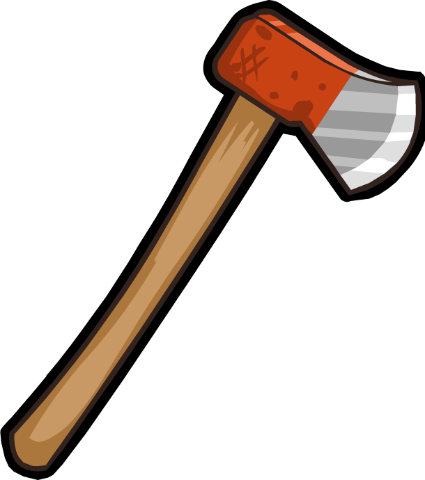 Cartoon Axe Illustration