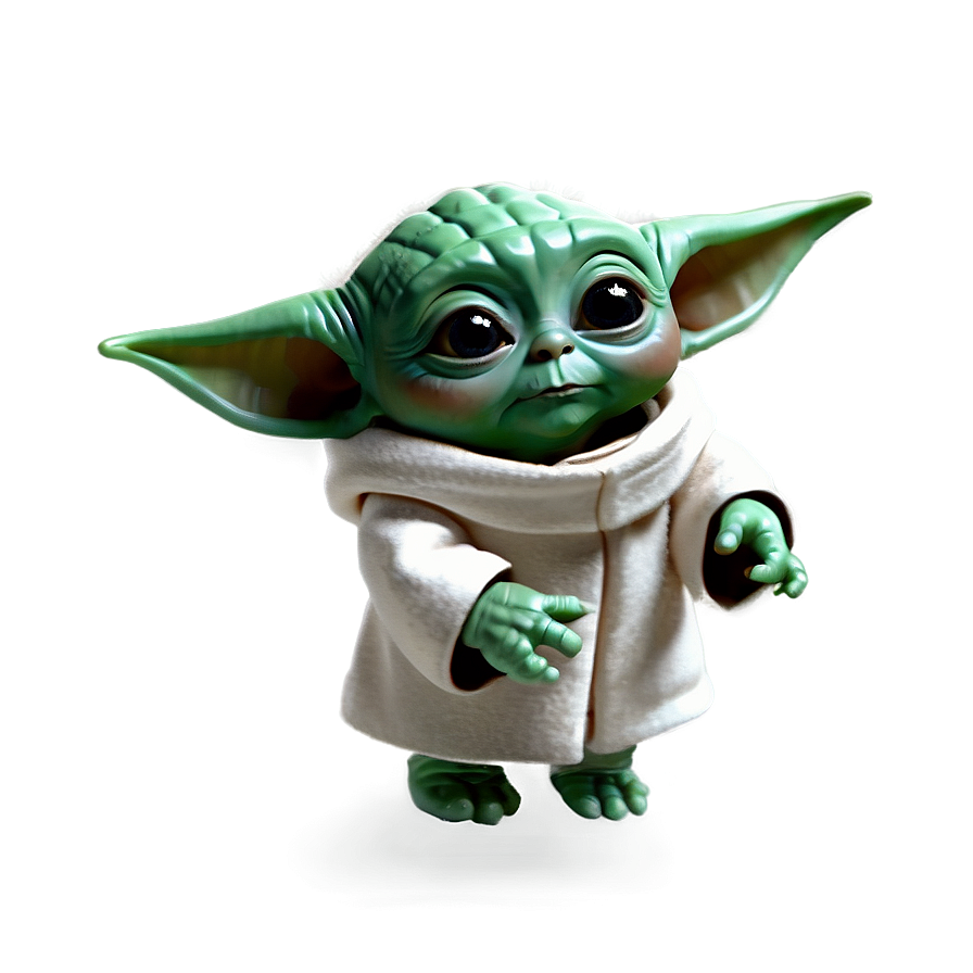 Cartoon Baby Yoda In Space Png Kwr43