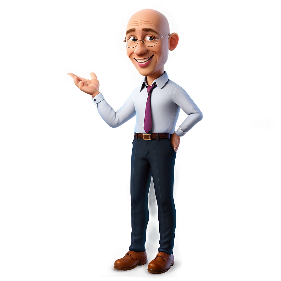 Cartoon Bald Guy Png Bog