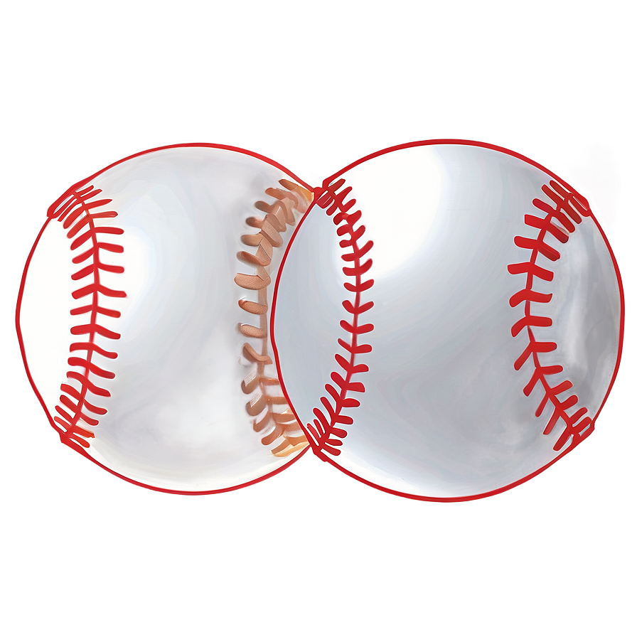 Cartoon Baseball Seams Drawing Png 75