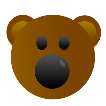 Cartoon Bear Face Icon