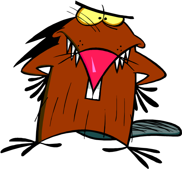 Cartoon Beaver Character