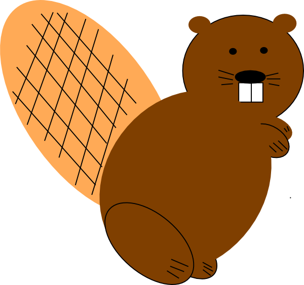 Cartoon Beaver Illustration