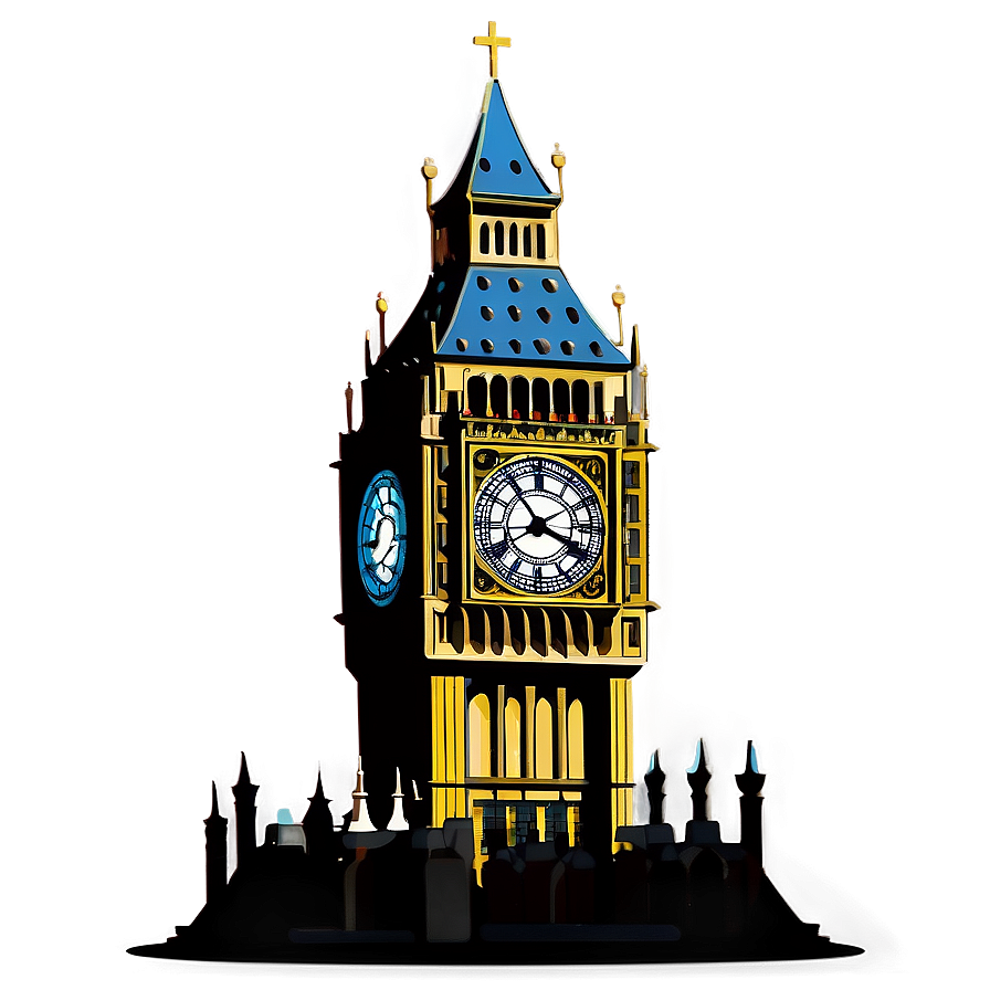 Cartoon Big Ben Png Qrf43