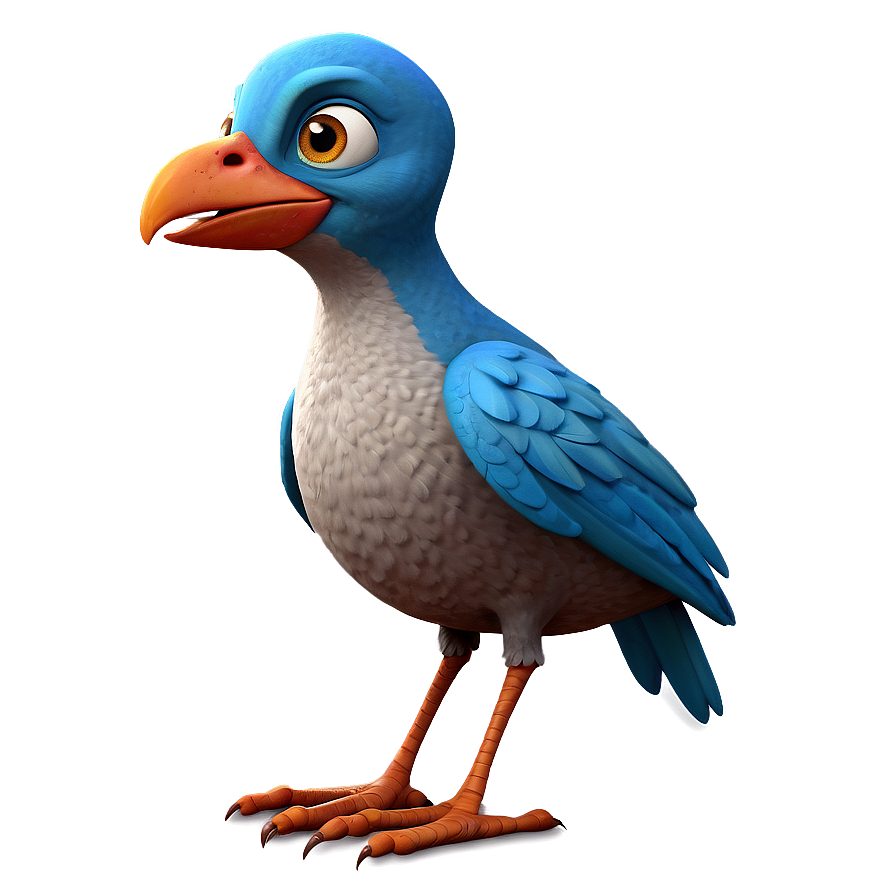 Cartoon Bird Character Png Wii