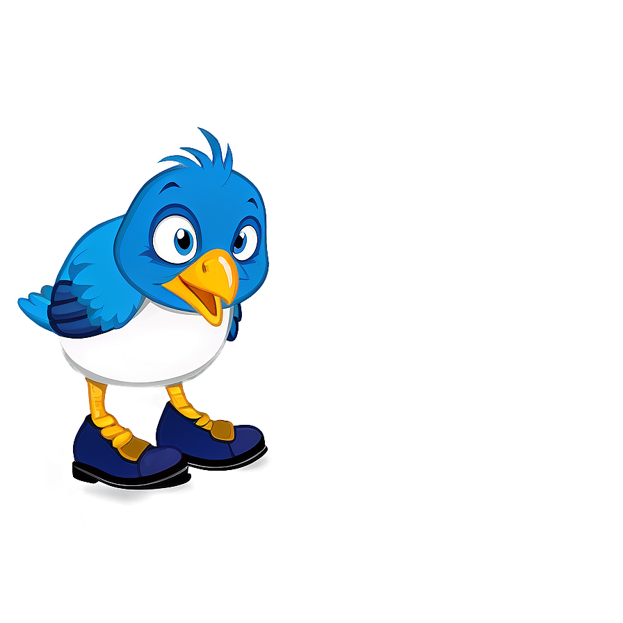 Cartoon Bird Wearing Boots Png Svk56