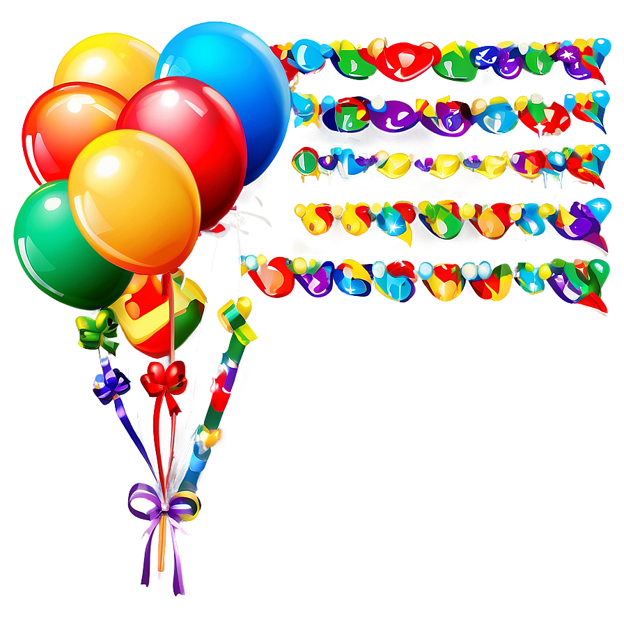 Cartoon Birthday Balloon Png 31