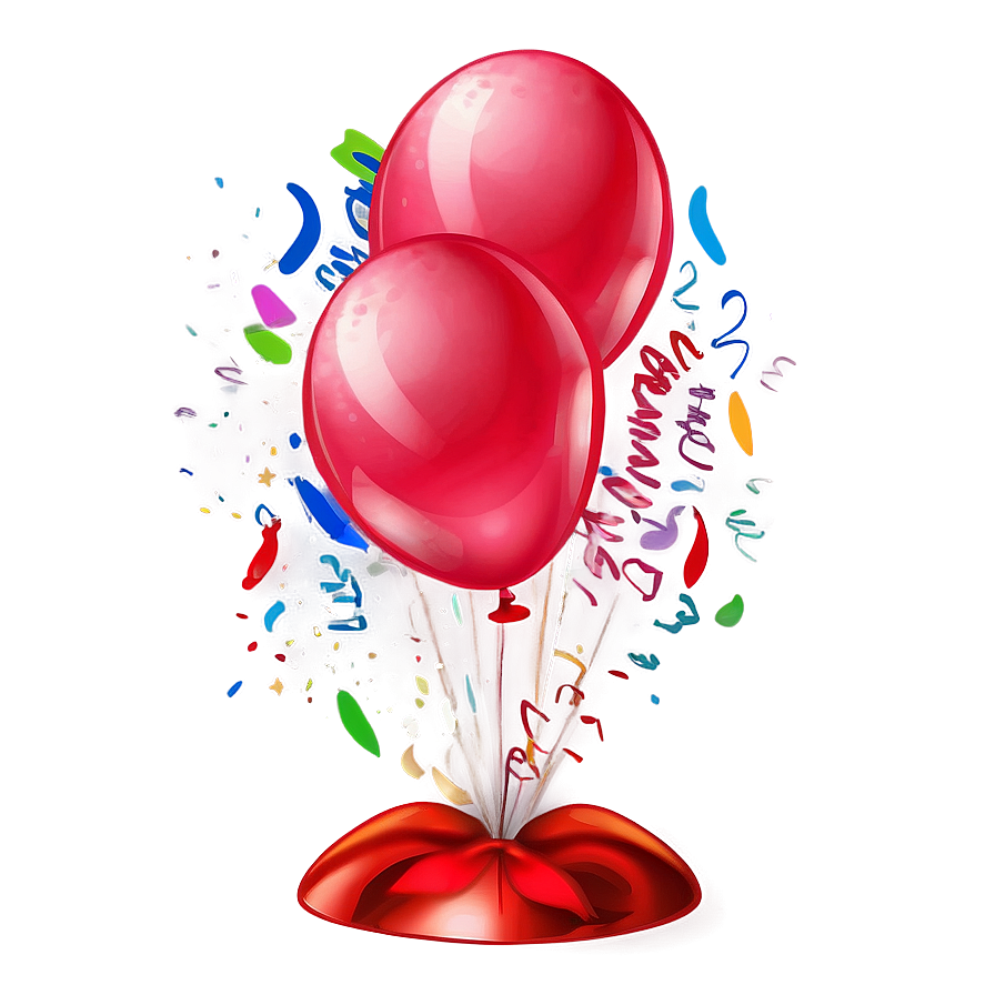 Cartoon Birthday Balloon Png Wik26