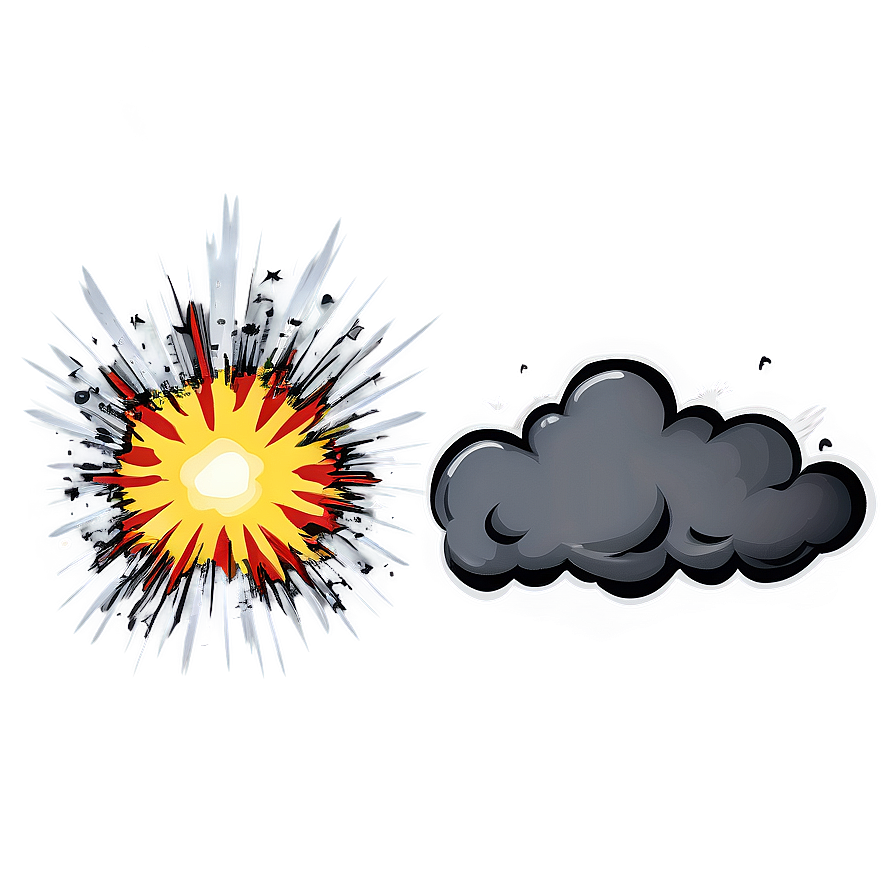 Cartoon Bomb Explosion Png 06212024