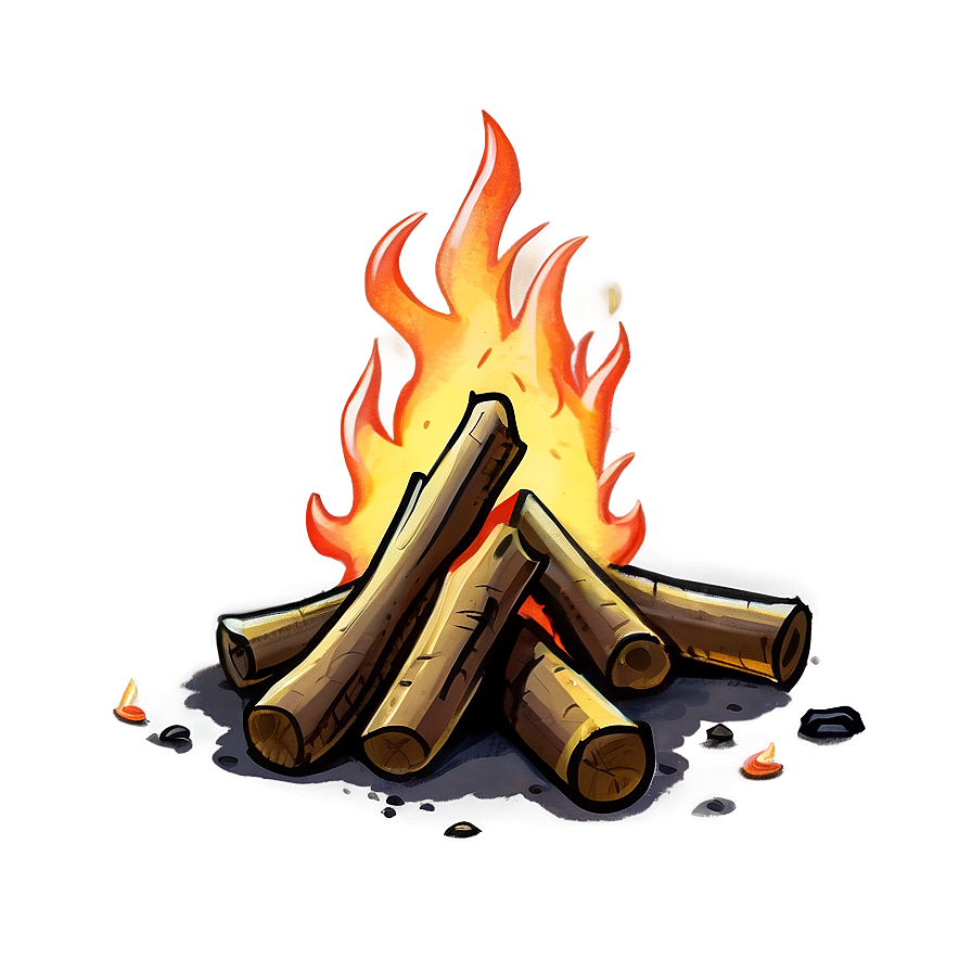 Cartoon Bonfire Png Wsd