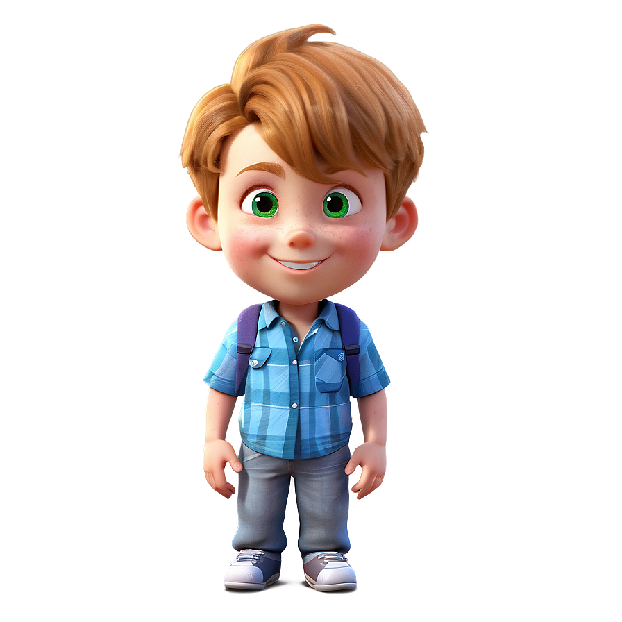 Cartoon Boy Hair Png Sjf