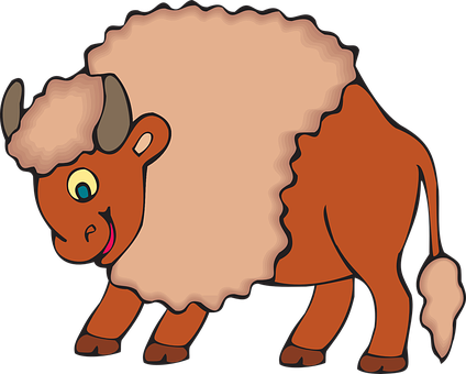 Cartoon Bull Illustration