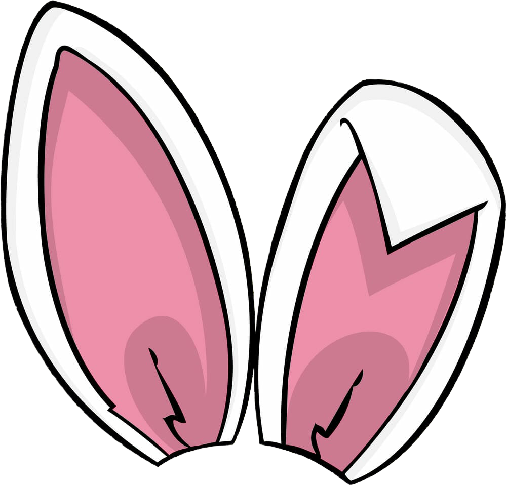 Cartoon Bunny Ears Clipart.png