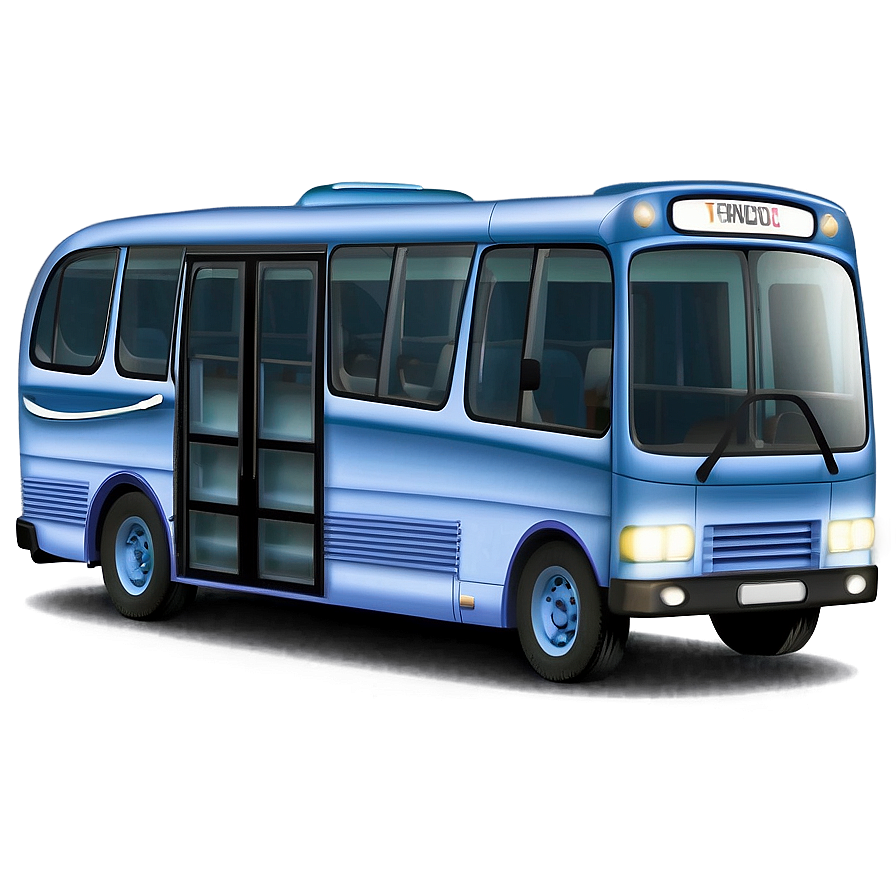 Cartoon Bus At Night Png Egv11