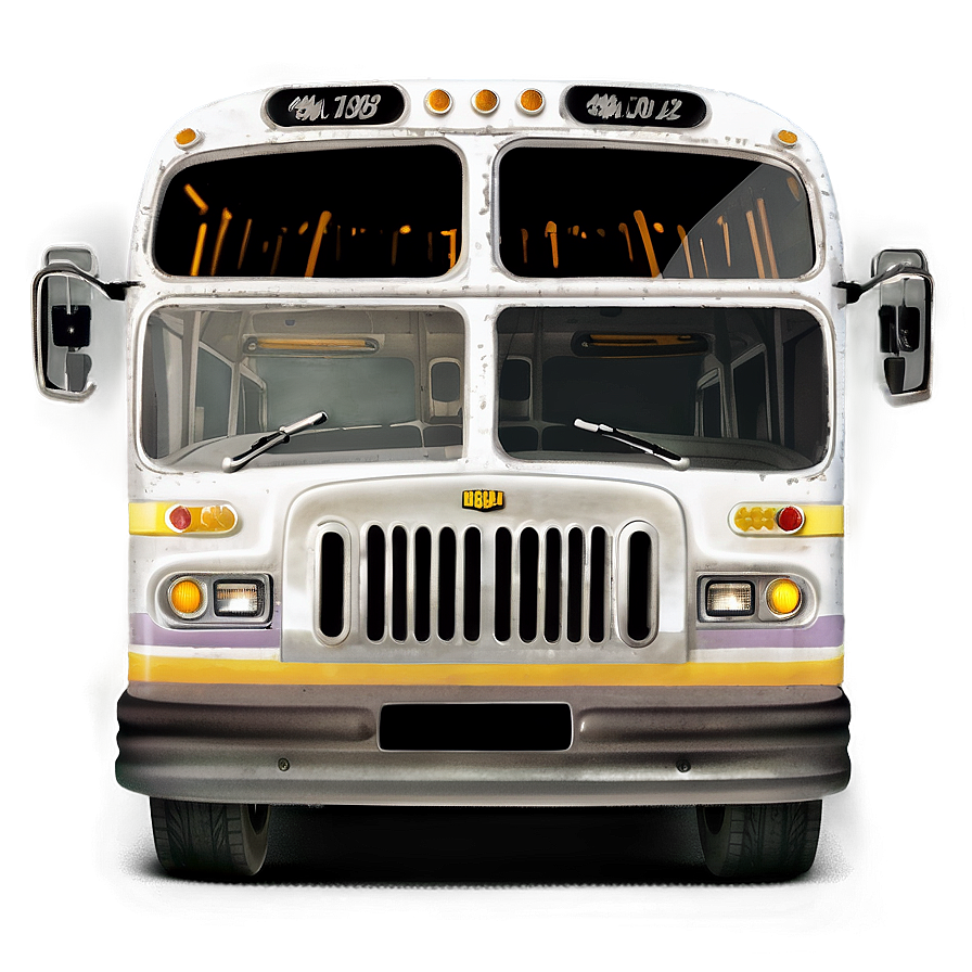 Cartoon Bus At Night Png Shh96