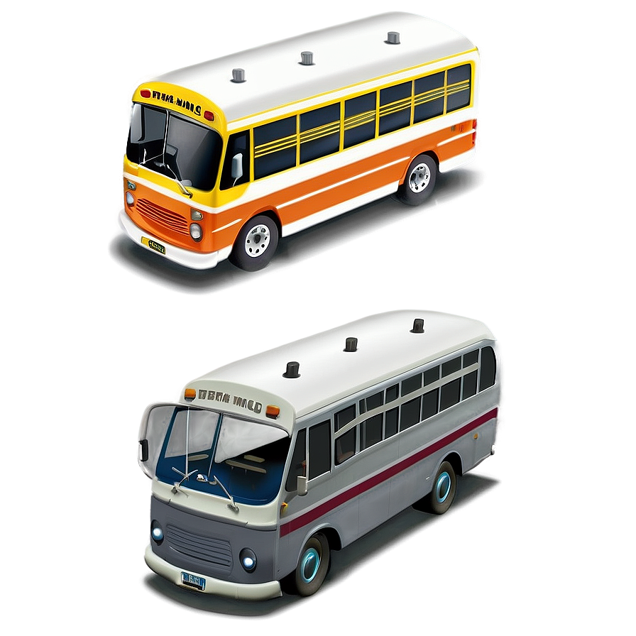 Cartoon Bus Png 05232024