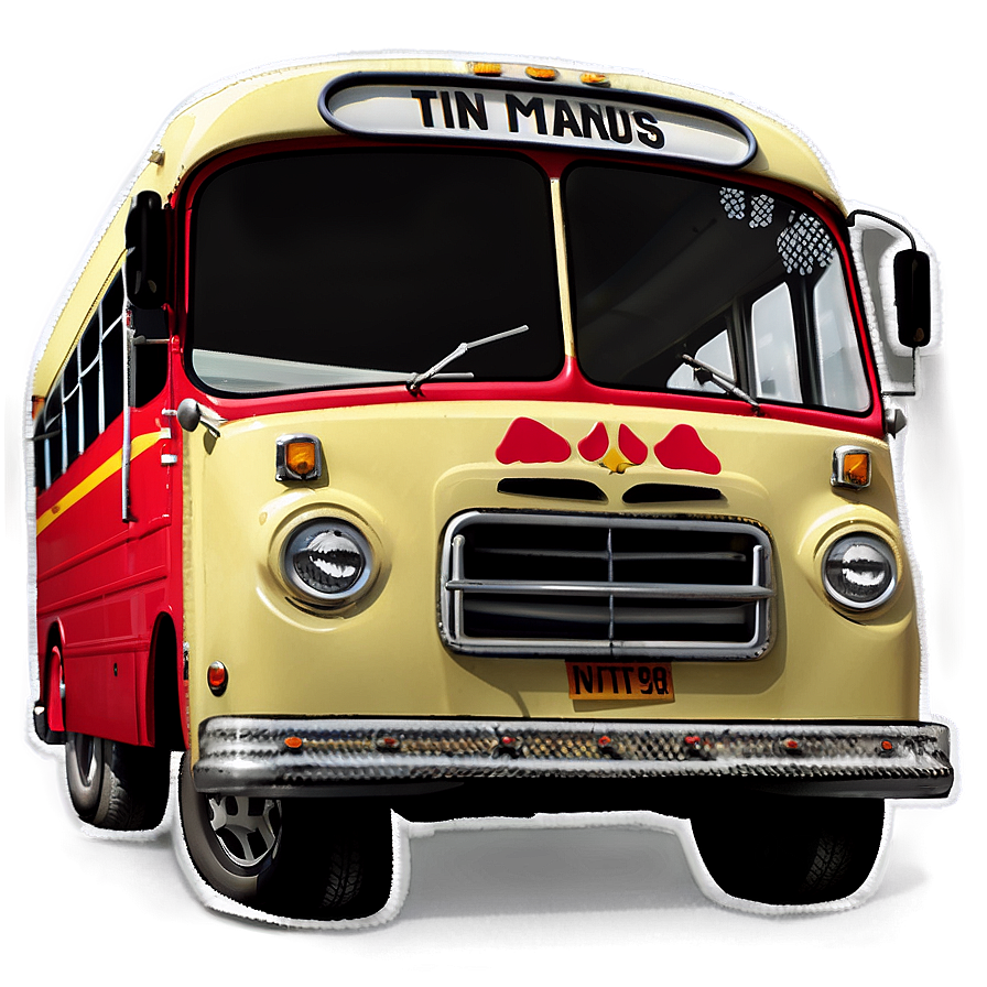 Cartoon Bus Png 06272024