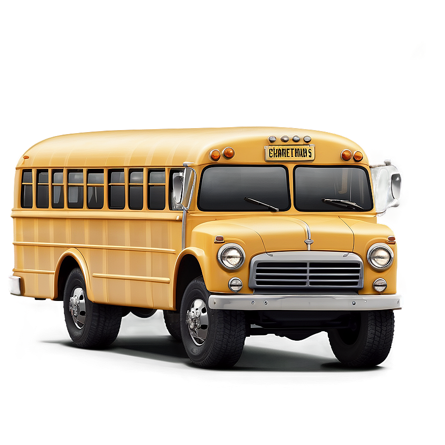 Cartoon Bus With Lights Png 6