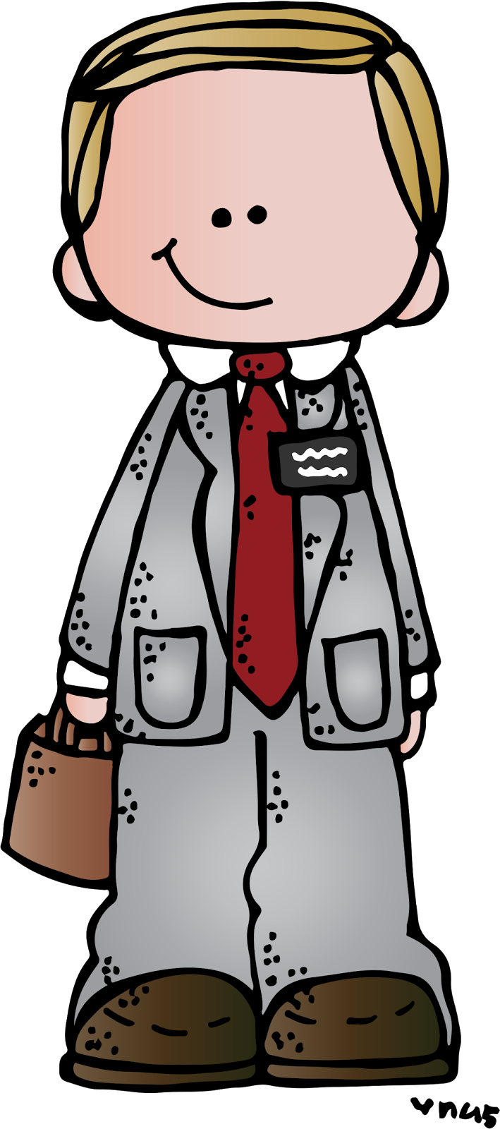 Cartoon Businessman Character