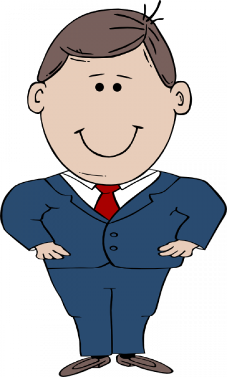 Cartoon Businessman Smiling.png