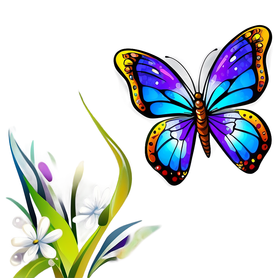 Cartoon Butterflies Png Mhb