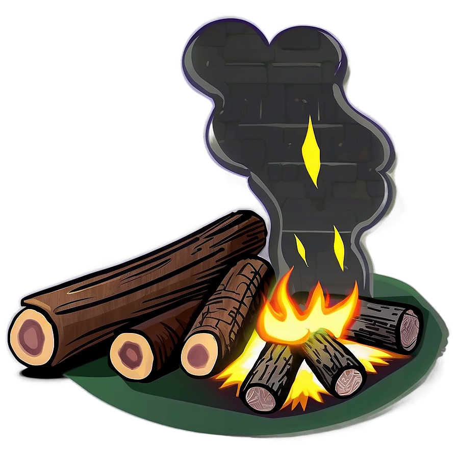 Cartoon Campfire Image Png 06122024