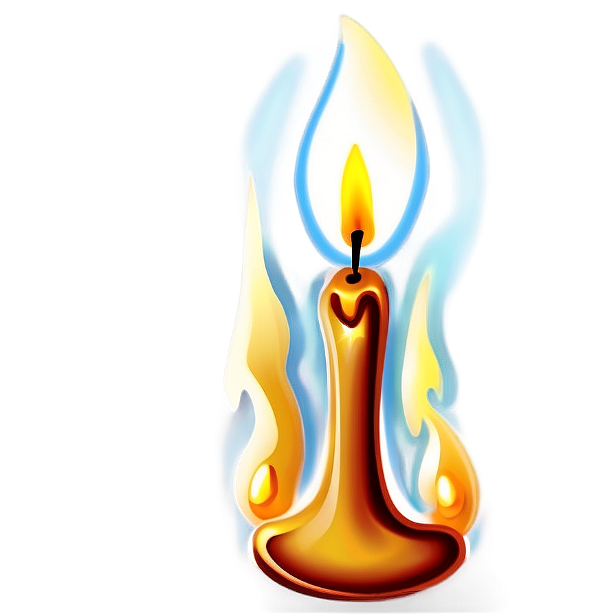 Cartoon Candle Fire Png 06212024