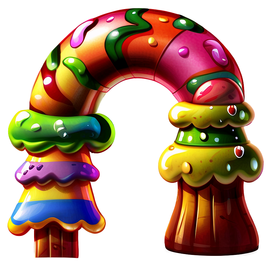 Cartoon Candy Land Scene Png 06202024