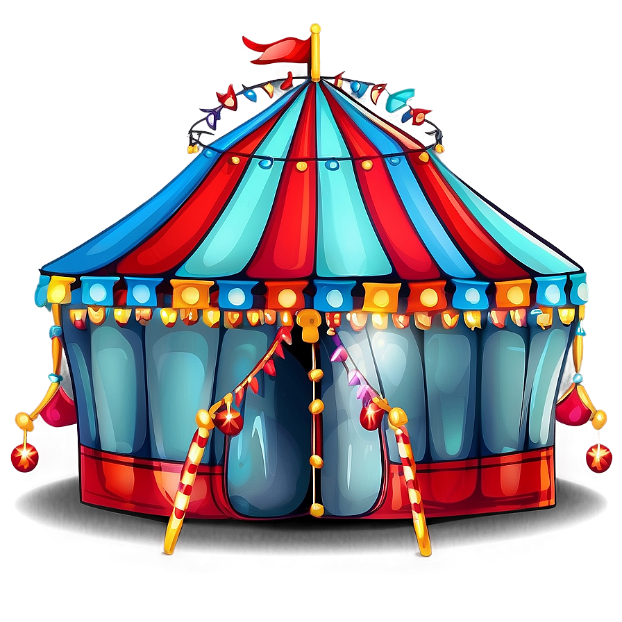 Cartoon Carnival Tent Drawing Png 06282024