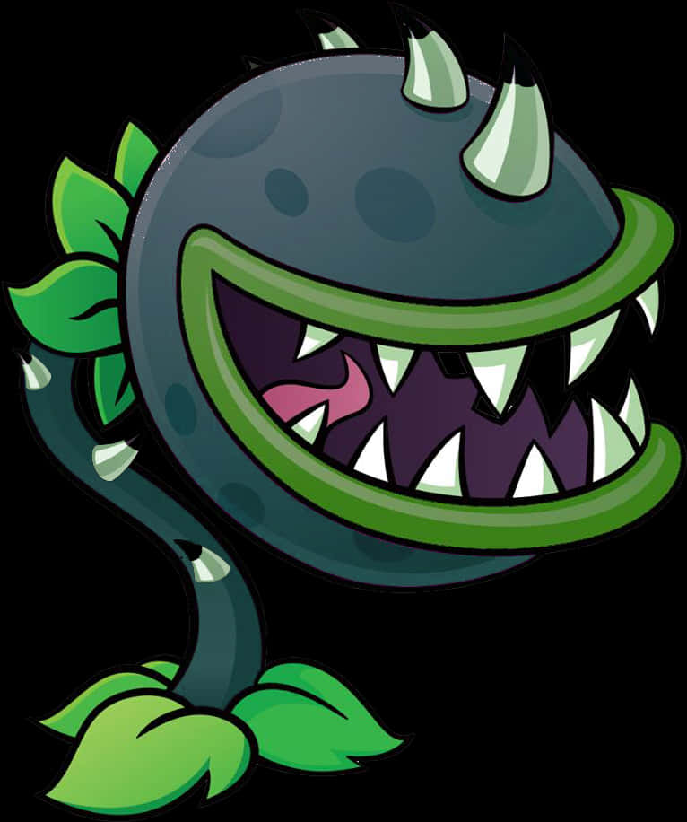 Cartoon Carnivorous Plant Character