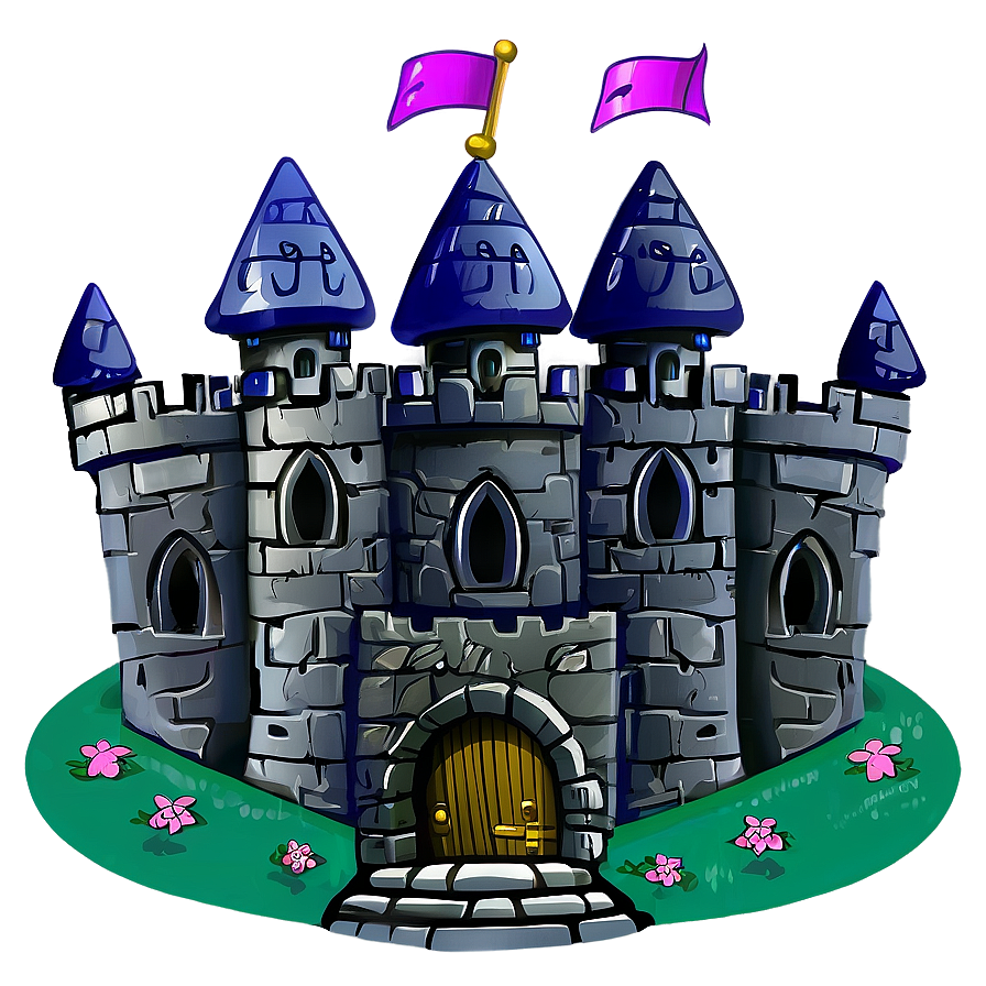 Cartoon Castle Drawing Png Gmr54