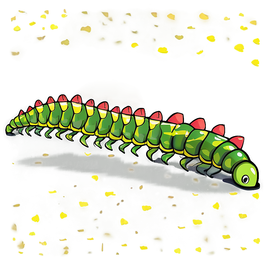 Cartoon Centipede Graphic Png 50