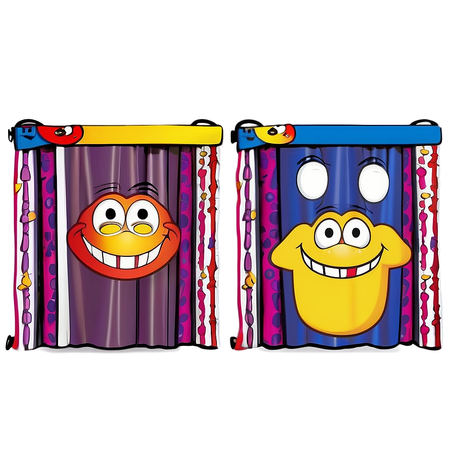Cartoon Character Curtain Png 13