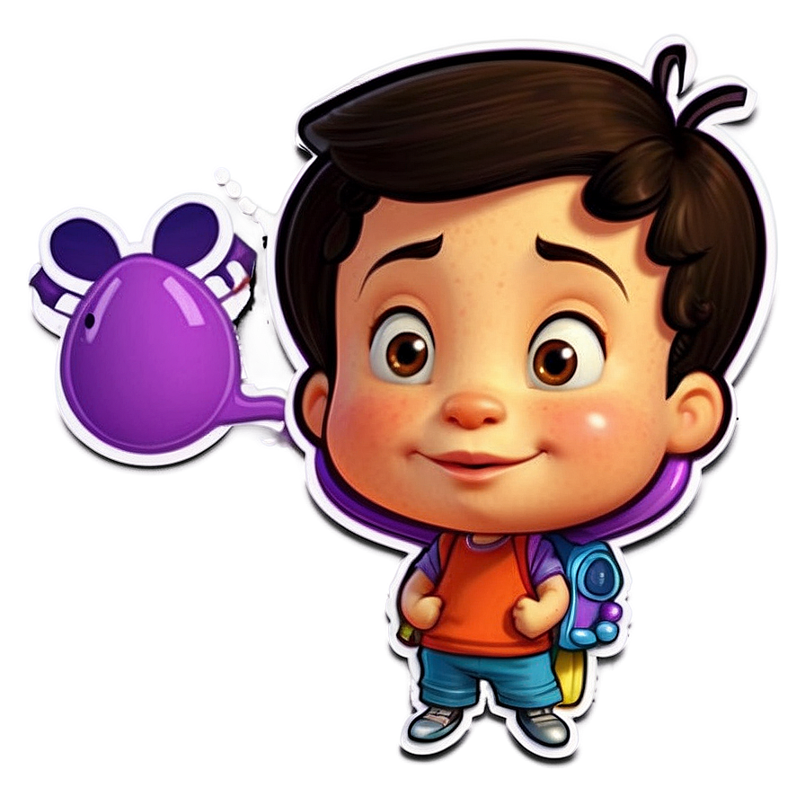 Cartoon Character Stickers Png 89