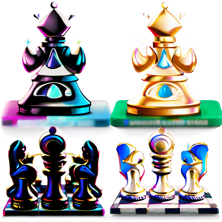 Cartoon Chess Pieces Characters Png 58