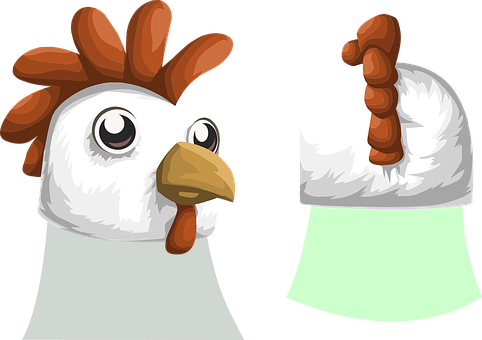 Cartoon Chicken Headand Helmet