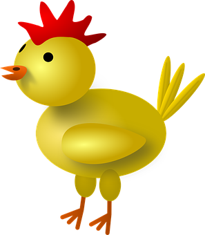 Cartoon Chicken Illustration