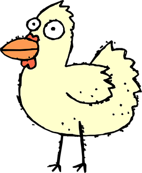 Cartoon Chicken Sketch