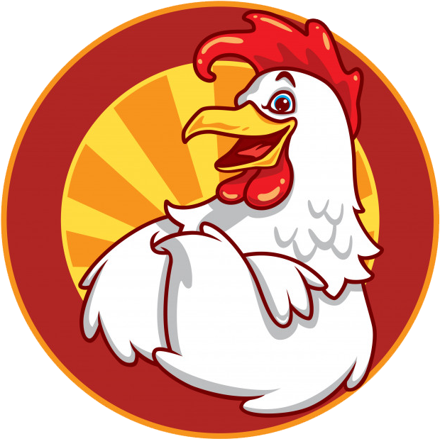 Cartoon Chicken Vector Illustration