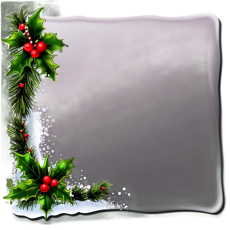 Cartoon Christmas Border Png 97