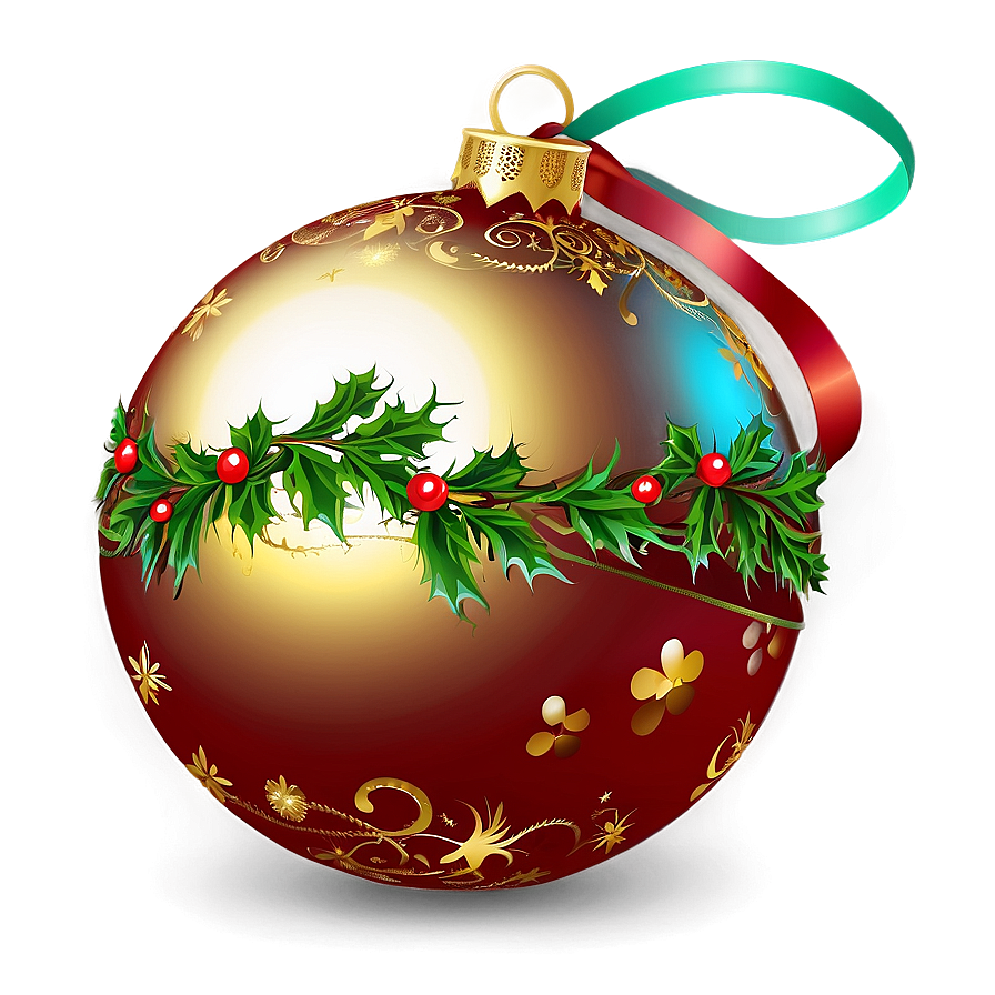 Cartoon Christmas Ornaments Png Ejs87