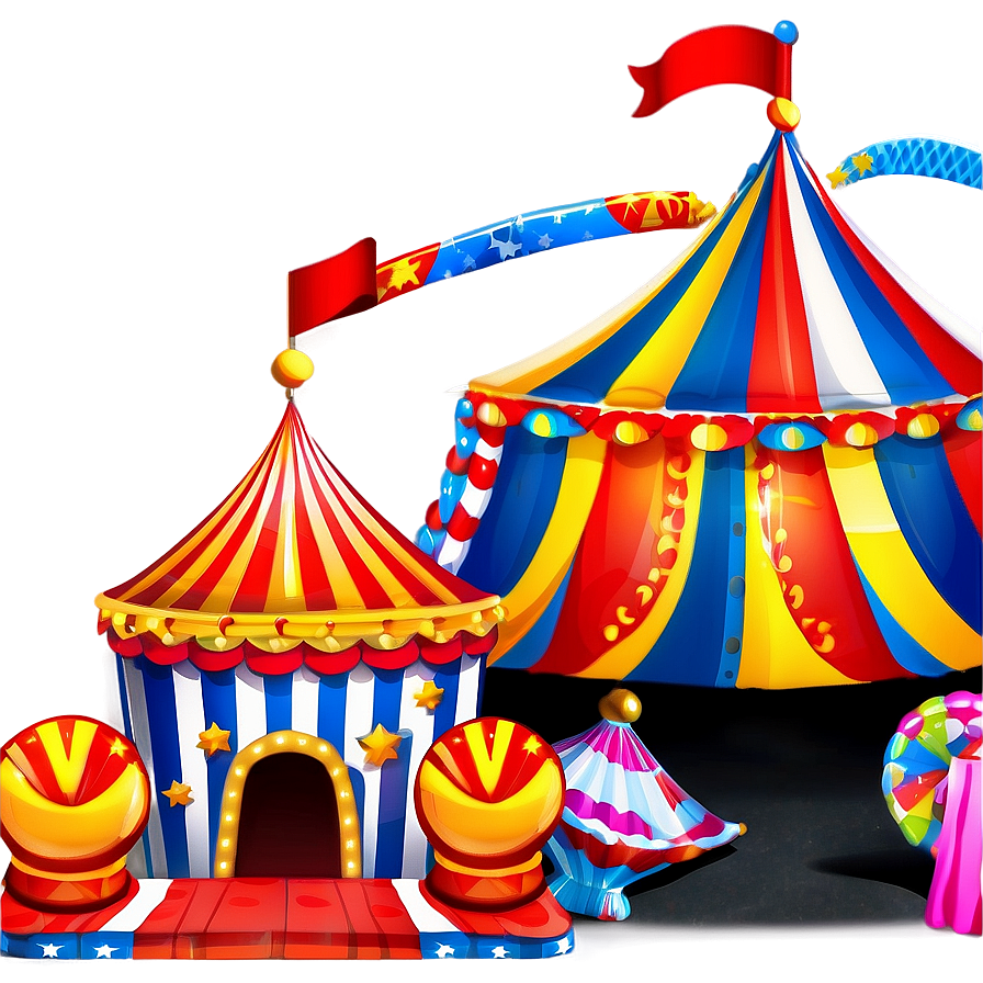 Cartoon Circus Tent Image Png Ygh69