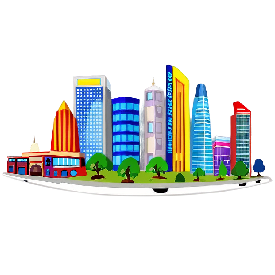 Cartoon Cities Png Foe