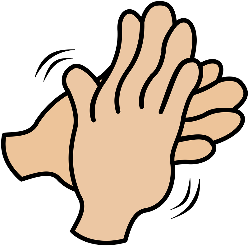 Cartoon Clapping Hands