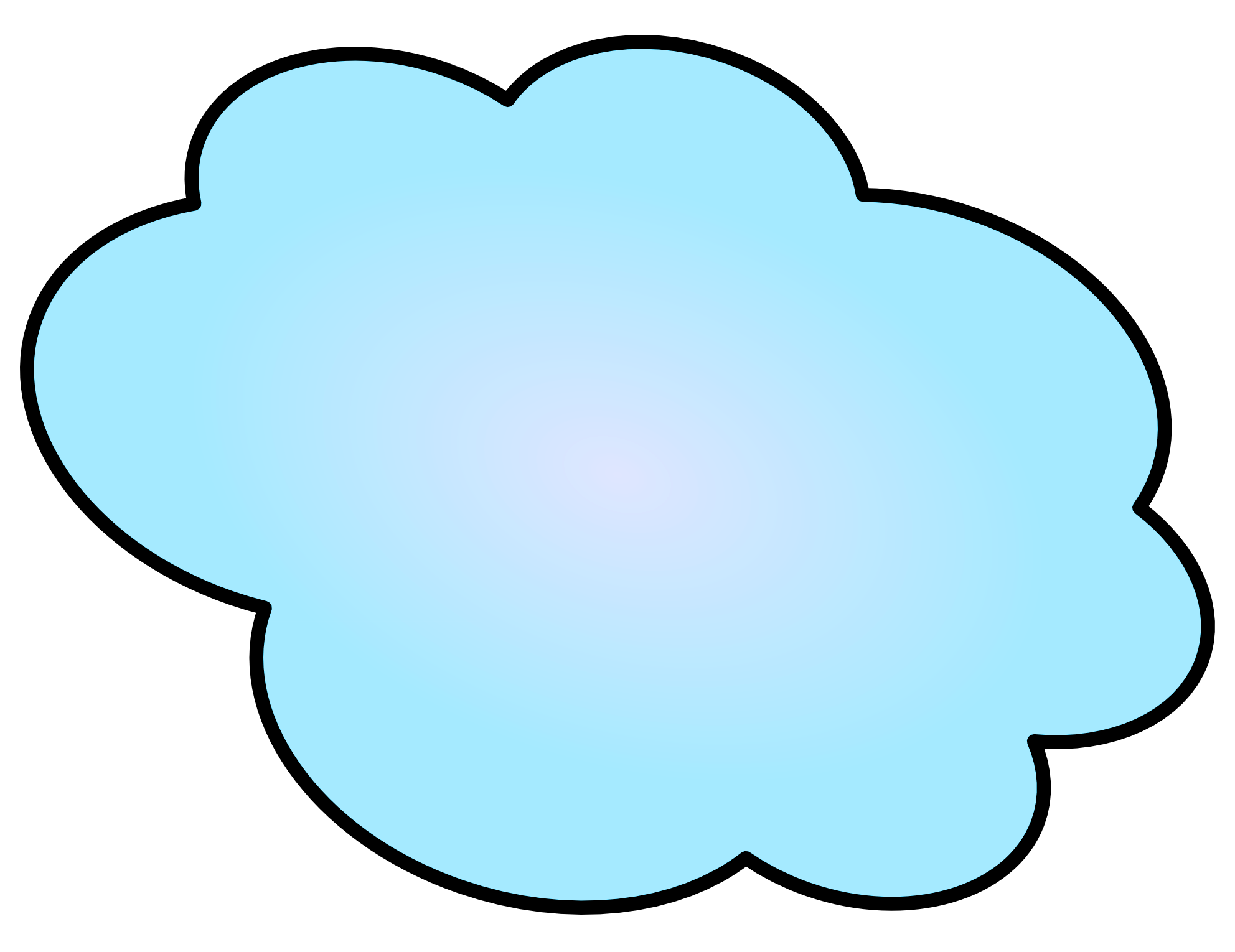 Cartoon Cloud Graphic